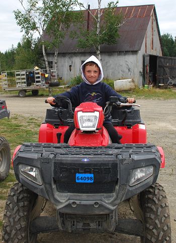 ATV riding in Kokadjo