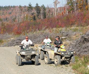 ATV riding in Kokadjo