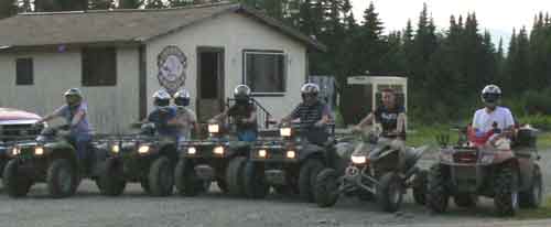 ATV riding in Kokadjo