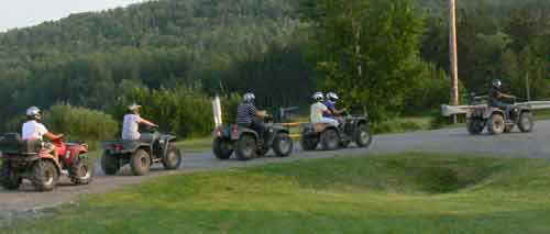 ATV riding in Kokadjo